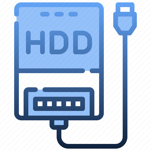 Hdd, hard, disk, drive, data, storage, harddrive icon - Download on Iconfinder