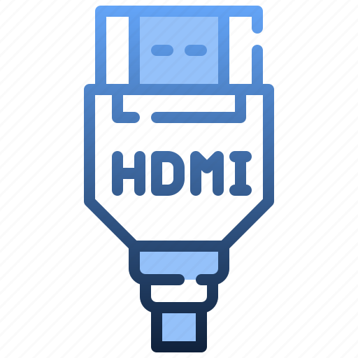 Hdmi, cable, equipment, hardware, electronics, computer icon - Download on Iconfinder