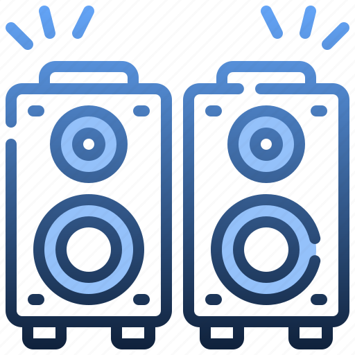 Speakers, music, multimedia, sound, box, audio icon - Download on Iconfinder
