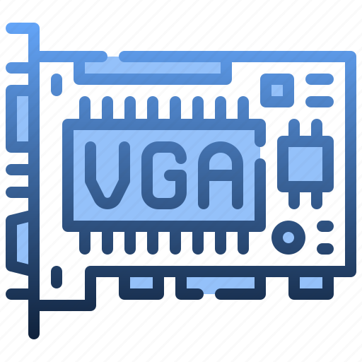 Vga, card, gpu, mining, hardware, electronics icon - Download on Iconfinder