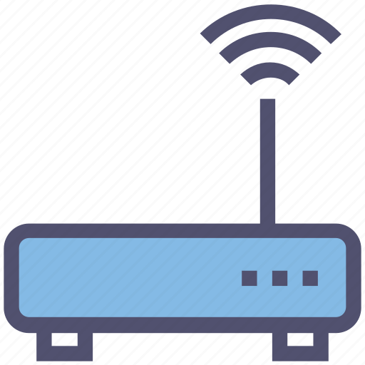 Internet, internet modem, modem, router, signals, wifi, wireless icon - Download on Iconfinder