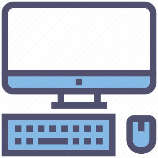 Computer, device, keyboard, lcd, monitor, mouse, technology icon - Download on Iconfinder