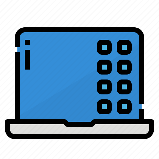 Computer, desk, laptop, notebook icon - Download on Iconfinder