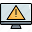 warning, attention, virus, electronics, error, security, computer 
