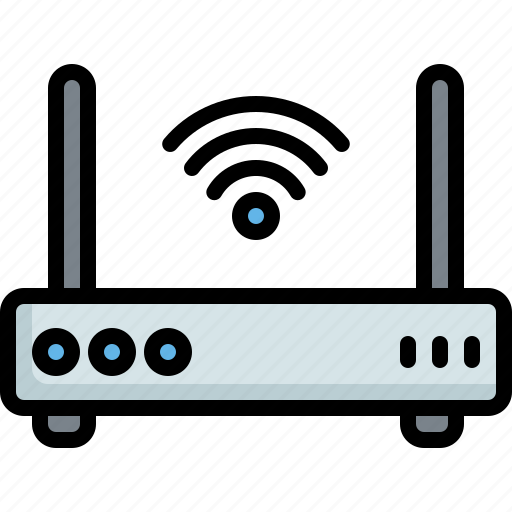 Wireless, router, wifi, modem, device, connectivity, communication icon - Download on Iconfinder