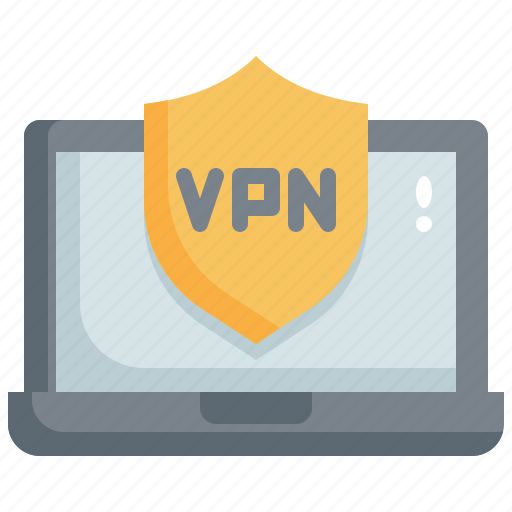 Vpn, virtual, private, network, networking, security, laptop icon - Download on Iconfinder