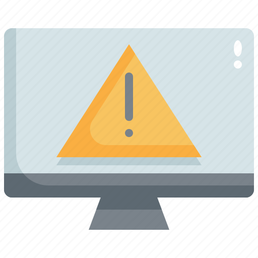 Warning, attention, error, software, alert, security, computer icon - Download on Iconfinder