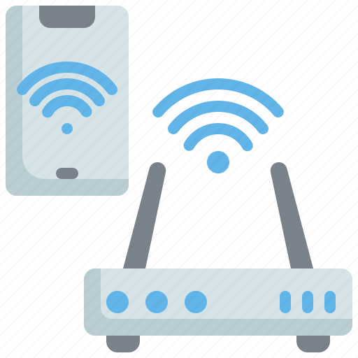 Wifi, signal, router, smartphone, communication, connection, technology icon - Download on Iconfinder