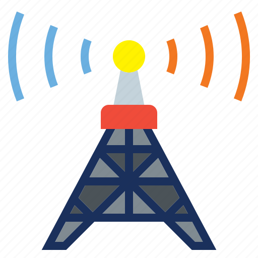 Antenna, connectivity, electronics, radio, tower, wireless icon - Download on Iconfinder