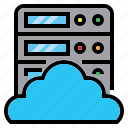 cloud, computer, data, hosting, interface, internet, server