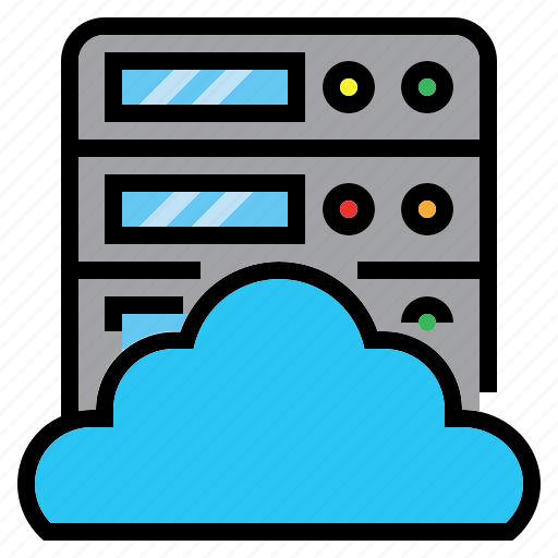 Cloud, computer, data, hosting, interface, internet, server icon - Download on Iconfinder