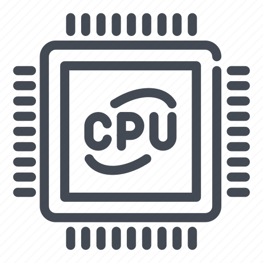 Chip, computer, cpu, hardware, part, processor icon - Download on Iconfinder