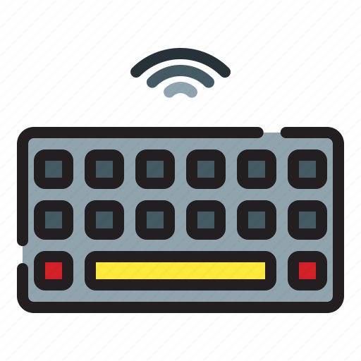 Computer, internet, wireless, keyboard icon - Download on Iconfinder