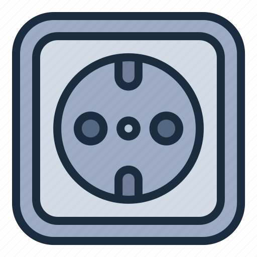 Power, socket, strip, electric, electricity, hardware, power socket icon - Download on Iconfinder