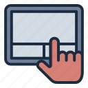 touchpad, gesture, hand, input, computer, hardware, peripheral