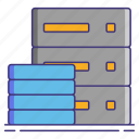 database, server, storage