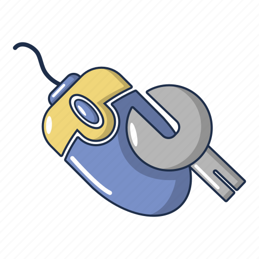 Cartoon, computer, device, logo, mouse, object, repair icon - Download on Iconfinder