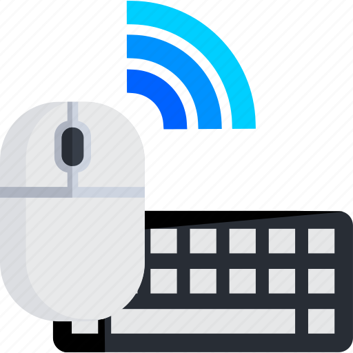 Keyboard, hardware, mouse, signal, tech, technology, wifi icon - Download on Iconfinder