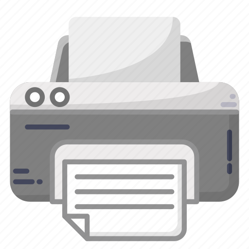 Document, office, print, printer icon - Download on Iconfinder
