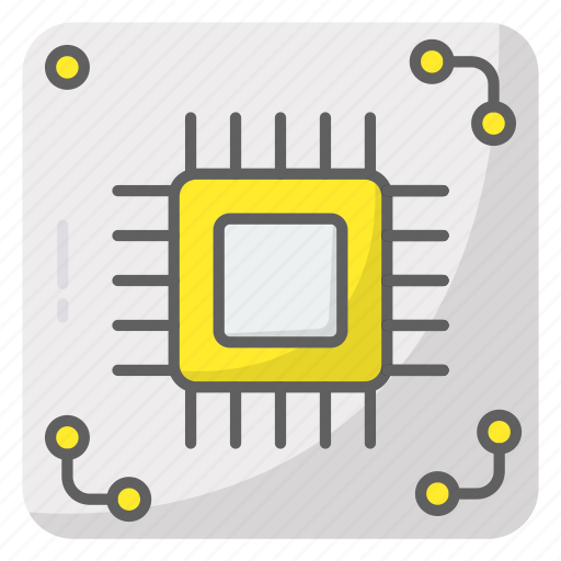 Chip, circuit board, hardware, processor icon - Download on Iconfinder