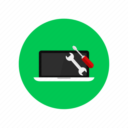 Computer, repair, service, desktop, laptop, tool icon - Download on Iconfinder