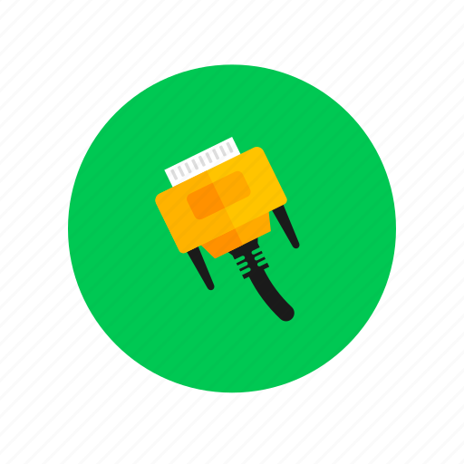 Cable, connector, jack, electric, electricity, power icon - Download on Iconfinder