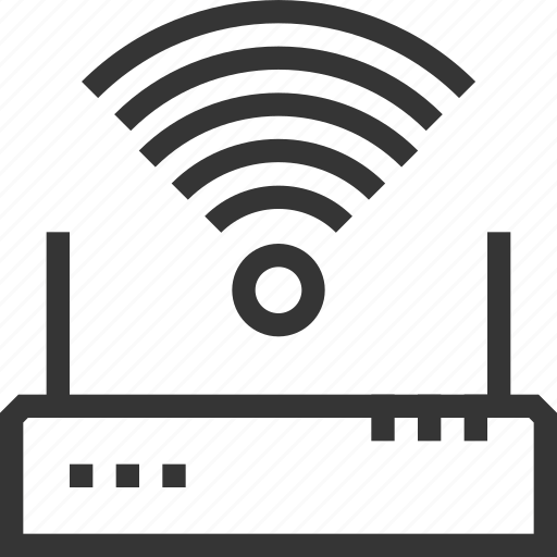 Connect, internet, network, router, signal, wave, wi-fi icon - Download on Iconfinder