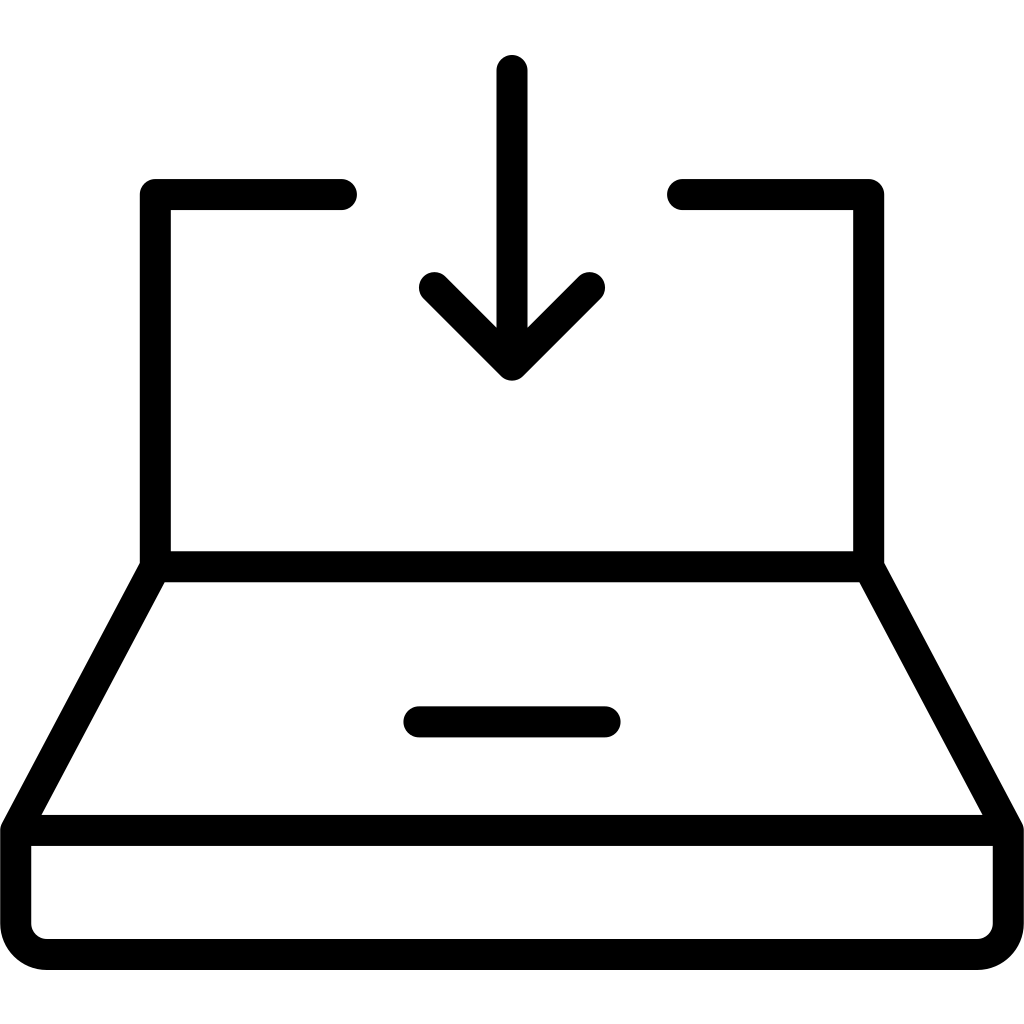 Computer, data, download, input, laptop, transfer icon - Download on ...