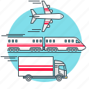 business, transportation, aircraft, logistics, train, transport, vehicle