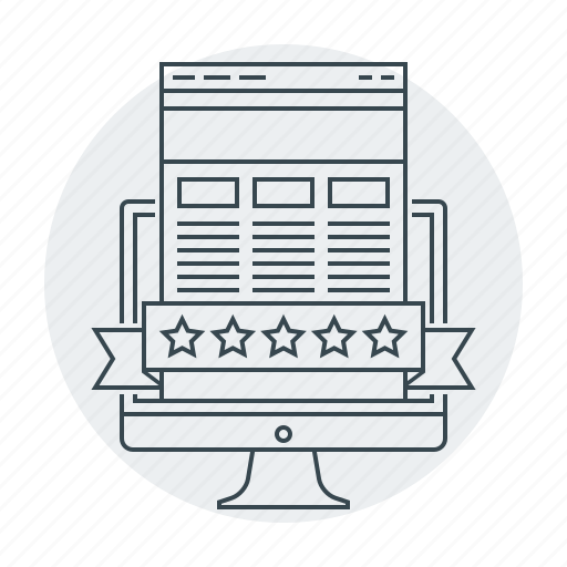 Page, page quality, quality, rating, stars, web icon - Download on Iconfinder