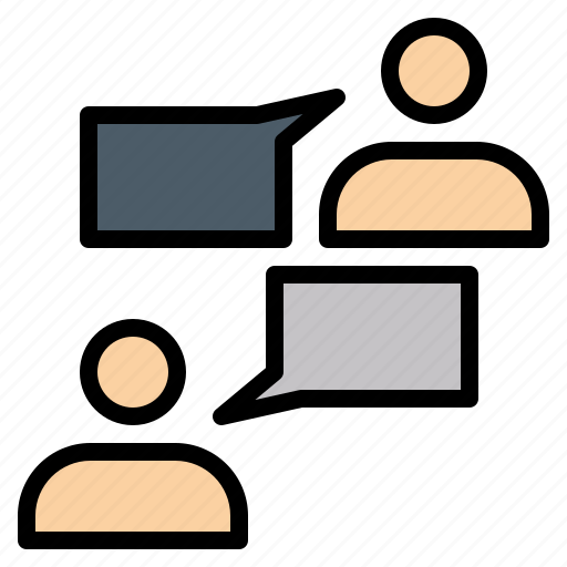 Colloquy, conversation, dialogue, discourse, discussion icon - Download on Iconfinder