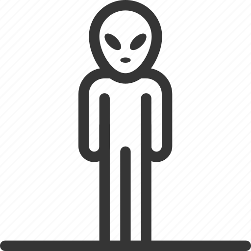 Alien, alienated, alone, employee, man, stad out, stickman icon - Download on Iconfinder