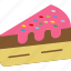 cake, slice, bakery, chocolate, dessert, food, strawberry 