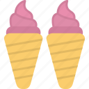ice, cream, cold, cone, food, icecream, sweet, weather