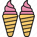 ice, cream, cold, cone, food, icecream, sweet, weather