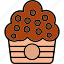 muffin, bakery, cupcake, dessert 