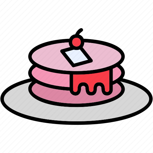 Pancakes, breakfast, butter, food, griddlecake, hotcake, syrup icon - Download on Iconfinder