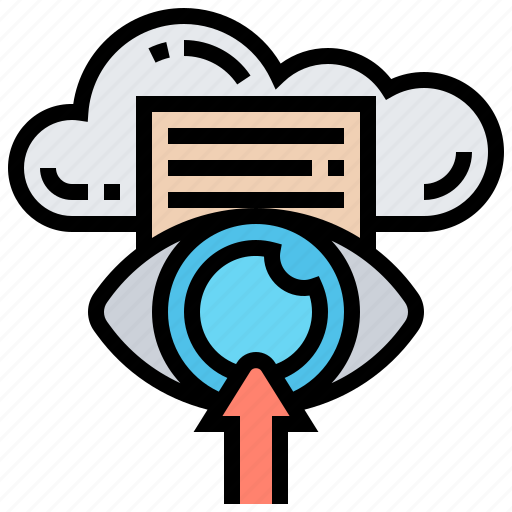 Cloud, data, information, inside, lookup icon - Download on Iconfinder