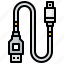 cable, charging, connection, connector, hardware 