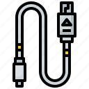 cable, connection, connector, display, hardware