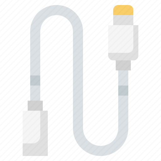 Cable, charging, connection, connector, hardware, iphone icon - Download on Iconfinder