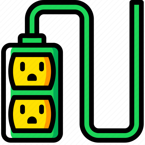 Cable, connector, double, plug, socket, us icon - Download on Iconfinder