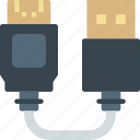 cable, connector, hdmi, plug, to, usb