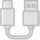 cable, connector, plug, to, usb
