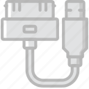 cable, connector, plug, to, usb