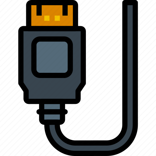 Cable, connector, hdmi, plug icon - Download on Iconfinder