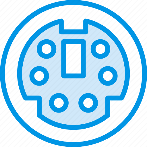 Cable, connector, plug, port, ps icon - Download on Iconfinder