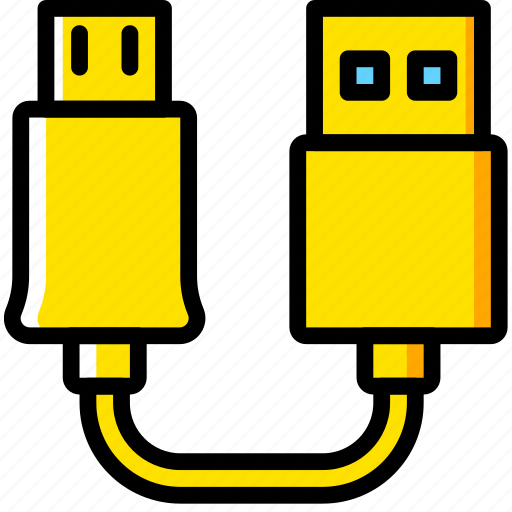 Cable, connector, plug, to, usb icon - Download on Iconfinder