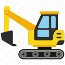 construction, excavator, crane, heavy machinery, bulldozer
