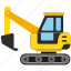 construction, excavator, crane, heavy machinery, bulldozer 